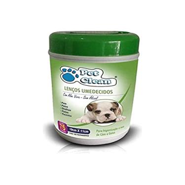 Imagem de Lenço Umedecido para Filhotes 75 Unidades, Pet Clean