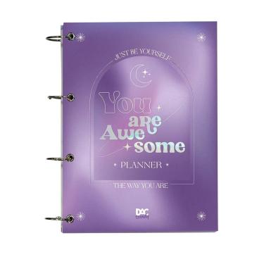 Imagem de Agenda Planner Trendy Purple 96Fls 200x275mm 3803 - Dac