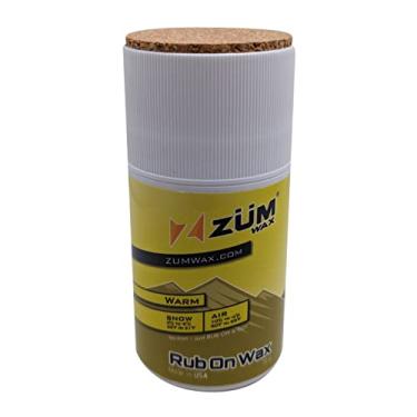 Imagem de ZUMWax RUB ON Wax Ski/Snowboard - Temperatura quente - 70 g - Incrivelmente rápido!!! Excelente cera de mola!! !