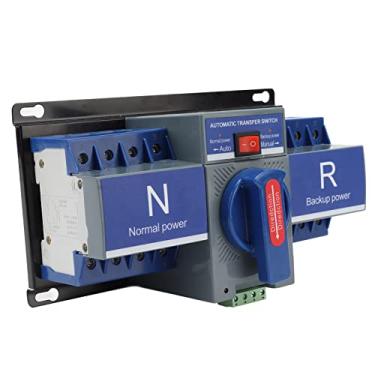 Imagem de Chave de Transferência Automática de Potência Dupla 4P, Chave de Comutação do Gerador de Proteção contra Sobrecarga, Disjuntor Automático Isolante, Chave de Comutação de Carcaça (32A)