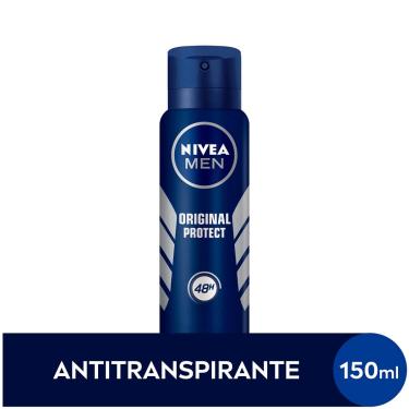 Imagem de Desodorante Antitranspirante Aerosol Nivea Men Original Protect 48h com 150ml 150ml