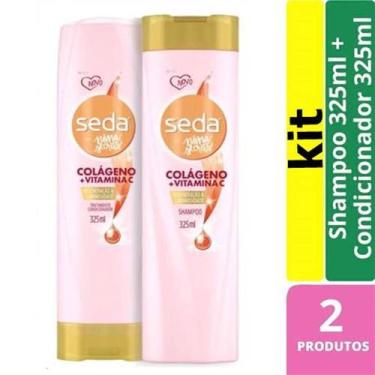 Imagem de Kit Shampoo + Condicionador Seda By Niina Secrets Colágeno E Vitamina