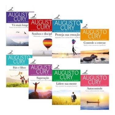 Imagem de Kit C/8 Livros - Augusto Cury - Coleção Completa - Editora