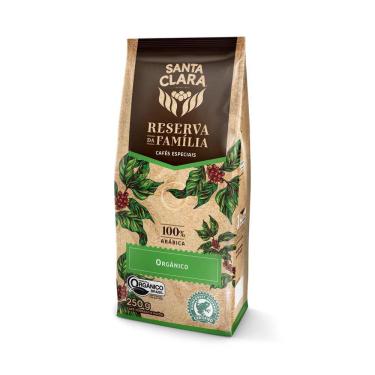 Imagem de Café Torrado e Moído Orgânico Santa Clara Reserva da Família Pacote 250g