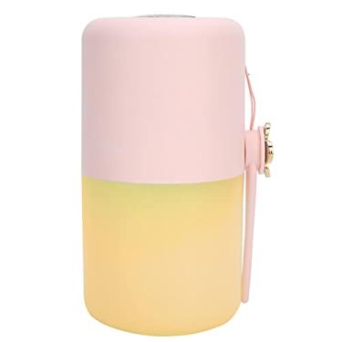 Imagem de Umidificador de ar, umidificador de névoa ABS de 300 ml hidratante com luz noturna para umidificação do carro (bateria rosa)
