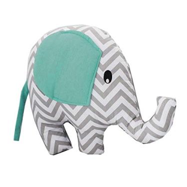 Imagem de Enfeite Elefante Chevron, Laura Baby, Azul Tiffany