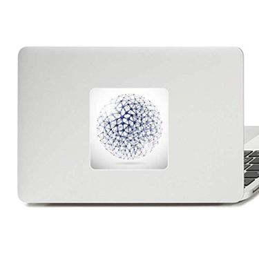 Imagem de Adesivo de vinil com estrutura atômica, ilustração física, paster, laptop, decoração de policarbonato