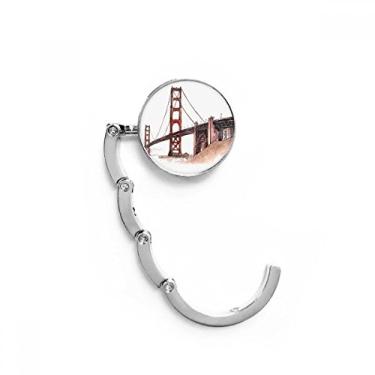 Imagem de Gancho de mesa Golden Gate Bridge nos Estados Unidos, gancho decorativo com extensão dobrável