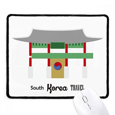 Imagem de South Korea Landmarks Buk Mousepad borda costurada tapete de borracha para jogos