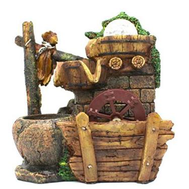 Imagem de Fonte de Água Decorativa Resina Cascata Iluminação de Led GT744 - Lorben