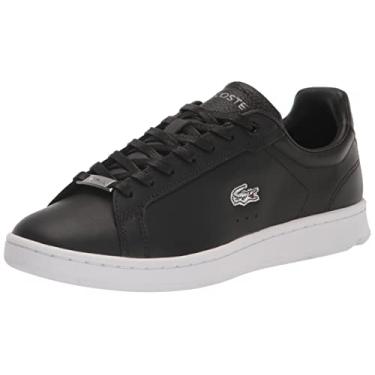 Imagem de Lacoste Tênis feminino Carnaby Pro, Preto/prata, 38