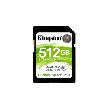 Imagem de Cartão De Memória Sdhc 512 Gb Kingston Classe 10 100Mb Sds2 512Gb