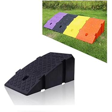 Imagem de Rampa De Meio-fio Para Garagem, Calçada, Caminhão, Scooter, Bicicleta, Motocicleta, Mobilidade Para Cadeira De Rodas,Preto,40x25x16cm (15,7x9,8x6,3 Polegadas),Hilarious123