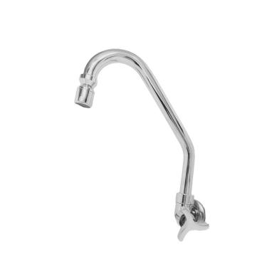 Imagem de Torneira De Parede Cozinha Com Bica Móvel e arejador C36 Metal Cromado