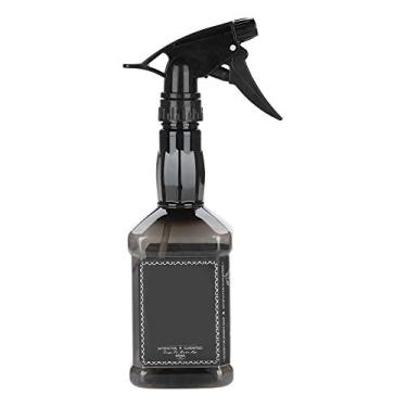 Imagem de Garrafa de spray de cabeleireiro, 650ml Salon Barber Hair Tool Recarregável Garrafa de borrifador de água (preta)