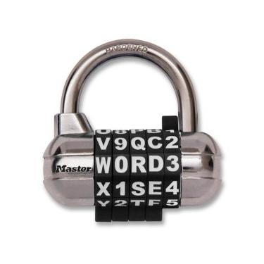 Imagem de MLK1534DBLK - Cadeado alfa com combinação Master Lock