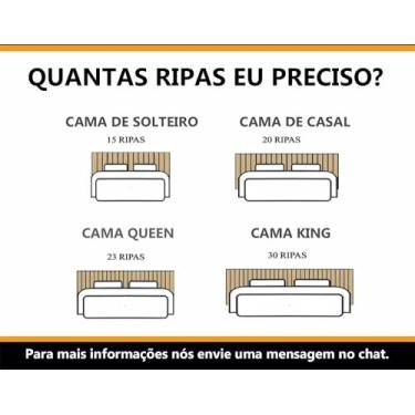 Imagem de 30 Placas Ripadas Cabeceira De Cama king