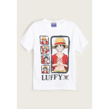 Imagem de Infantil - Camiseta Brandili One Piece Branca Brandili 36074 menino