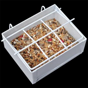 Imagem de Comedouro Toco Tucano 400ml Bico Torto Com Grade Para Calopsitas