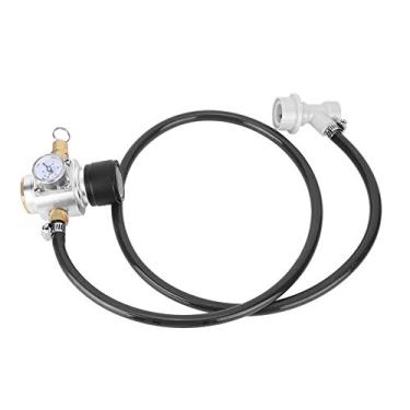 Imagem de Regulador de gás CO2, medidor de pressão de aço inoxidável nível 2 Soda CO2 Mini regulador de gás para garrafa para