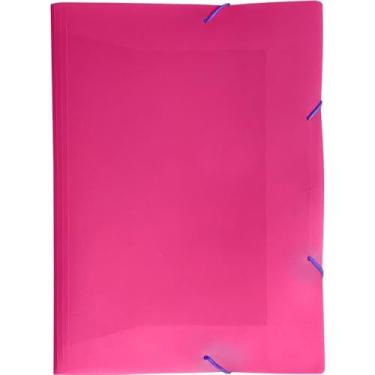 Imagem de Pasta com Elástico, Plástica, A4, Full Color, Pink, Dello, Pacote com 10 Unidades