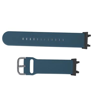 Imagem de Pulseira ajustável para relógio inteligente de escritório, flexível, moderna, respirável, de silicone, masculina e feminina