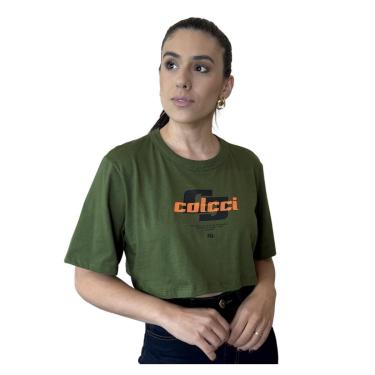 Imagem de Camiseta Feminina Cropped Never Let Colcci-Feminino