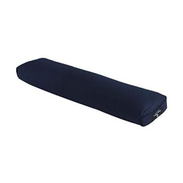 Imagem de Hugger Mugger Pranayama Yoga Bolster - Azul - Muito firme, use sob o comprimento da coluna para respirar mais profundamente ou sob os tornozelos, feito à mão nos EUA.