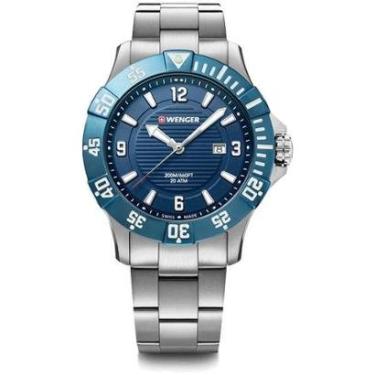 Imagem de Relógio Suíço Wenger Seaforce Azul 01.0641.133-Masculino