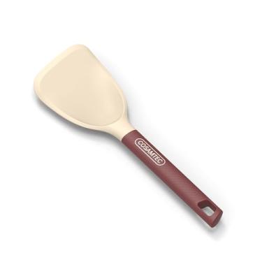 Imagem de Cosamtec Espátula de silicone antiaderente espátula de peixe bife ovo panqueca flipper com cabo de nylon resistente ao calor conjunto de utensílios de cozinha (25,4 cm e 33 cm)