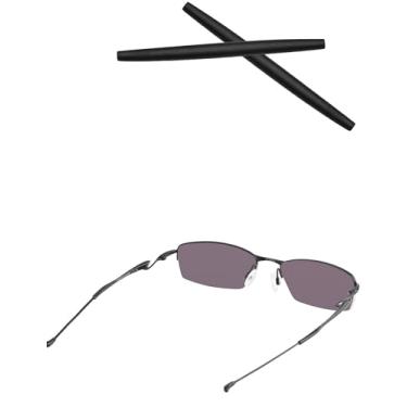 Imagem de Bowyer 1 par de meias auriculares de substituição compatíveis com óculos de sol Oakley Transistor/Lizard - Preto