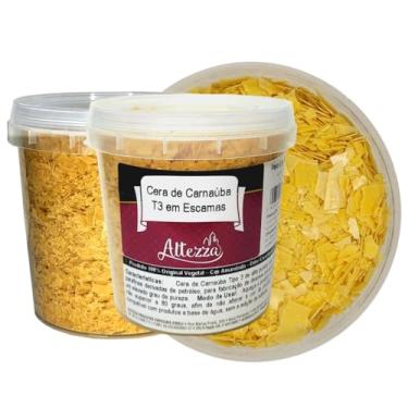 Imagem de Cera de Carnaúba T3 Quebrada Pura em Escamas 200g, Super Premium Automotiva, Polimento e Brilho