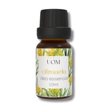 Imagem de Óleo Essencial Citronela UOM 10ml | Aromaterapia, Difusor e Cosméticos