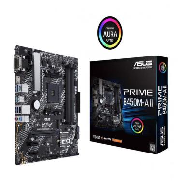 Imagem de Placa Mãe Asus Prime Para AMD AM4 B450M-A II 4xDDR4 mATX