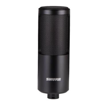 Imagem de Shure Microfone de gravação SM4 Studio, microfone condensador XLR Home Studio otimizado para vocais suaves a instrumentos altos com áudio pronto para mixagem - Estrutura totalmente metálica (SM4-K)