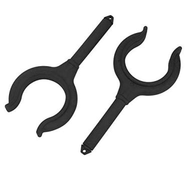 Imagem de WGFOIP Fechaduras de remo, plástico portátil profissional para remo marítimo, 2 peças, seguro para caiaque, canoa, iate bote, travas de remo para barco a fileira (preto)