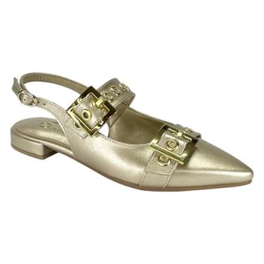 Imagem de Sapatilha Santinelli Slingback 1558-011 Champagne