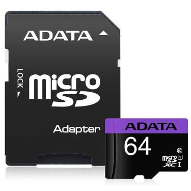 Imagem de Cartão De Memória Adata Microsdxc 64 Gb Classe 10 Com