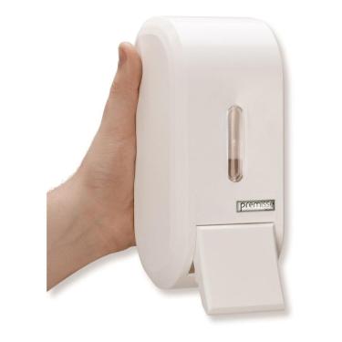 Imagem de Kit Dispenser Compacto Com Reservatório E Alcool Gel 70