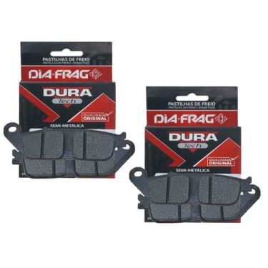 Imagem de Pastilhas Dianteiras Hornet 600 Sem Abs 2012 2013 2014 - DIAFRAG