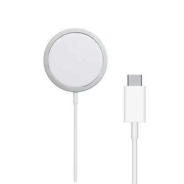 Imagem de Carregador Magsafe Magnético Indução Compativel Com iPhone 13 14 15 Pr