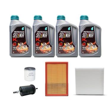Imagem de Kit Troca De Óleo Fiat Stilo 1.8 8v - Selenia K 15w40 - PETRONAS