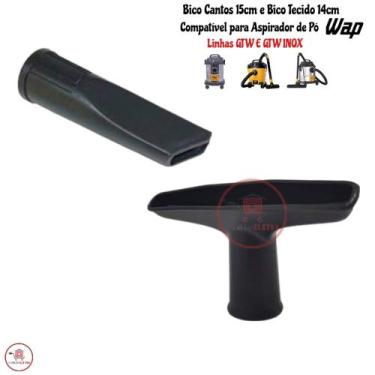 Imagem de Kit Bico Fresta + Bico Estofado para Aspiradores de Pó Wap 32mm Modelo