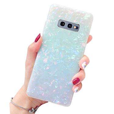 Imagem de J.west Capa para Galaxy S10e, Capa para Samsung Galaxy S10e, Luxuosa, Brilhante, Padrão Perolado e Brilhante, Fina, Flexível, Transparente, Borracha de Silicone, Capa Protetora para S10e - Colorida