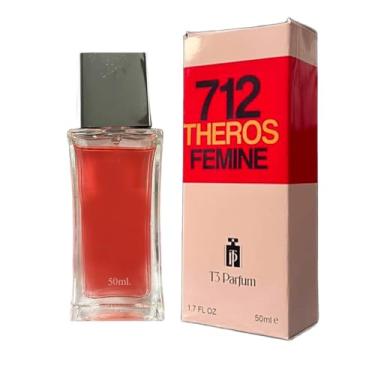 Imagem de Perfume 712 Theros importado 50ml Eau de Toilette feminino T3 Parfum