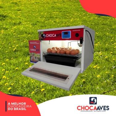 Imagem de Chocadeira Bivolt Automática Com Ovoscópio 36 Ovos - ChocaAves
