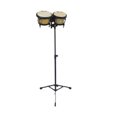 Imagem de Suporte Pedestal Percussão Bongo ASK B16 Regulagem de Inclinação, Pret
