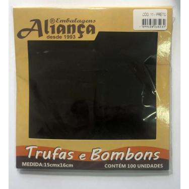 Imagem de Embalagem para trufas Aliança 15x16cm 100un / - Aliança Embalagens, Pr