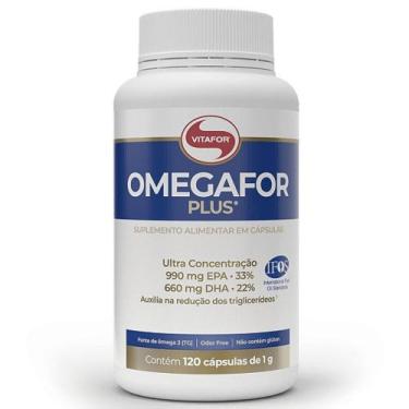 Imagem de Omegafor Plus Omega 3 (33% EPA e 22% DHA) 120 Capsulas Vitafor