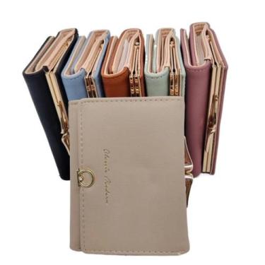 Imagem de Carteira com Porta Cartão e Moedas Feminina - good felps, Bege